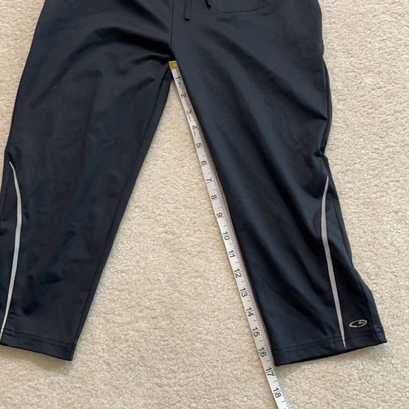 Champion black cropped drawstring leggings small - Picture 10 of 14
